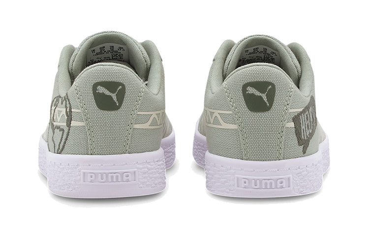 (PS) PUMA Basket Canvas Winter 'Time 4 Change - Aqua Grey' 374301-03