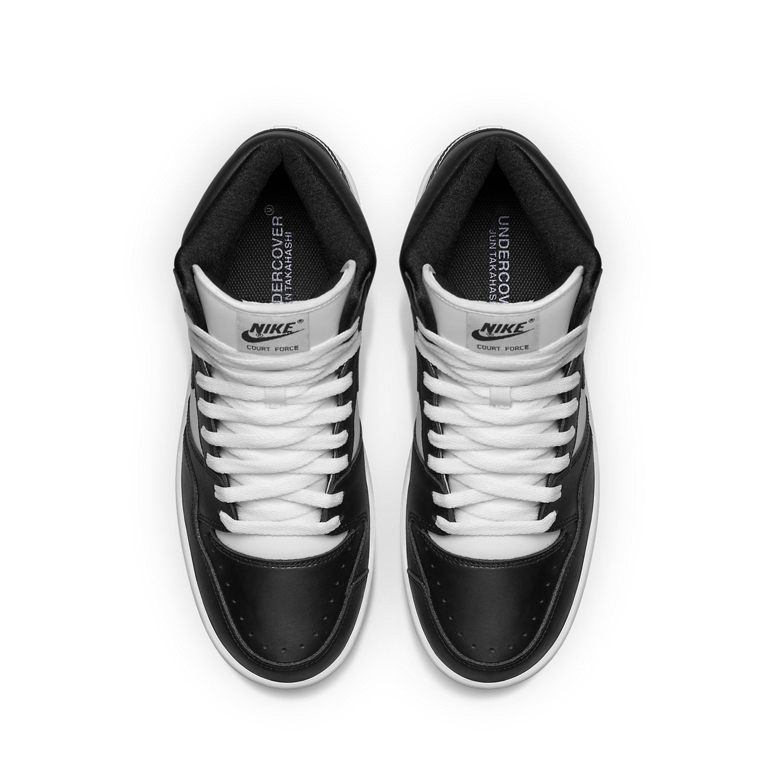 Undercover Gyakusou x NikeLab Court Force High 'Black White' 826667-001