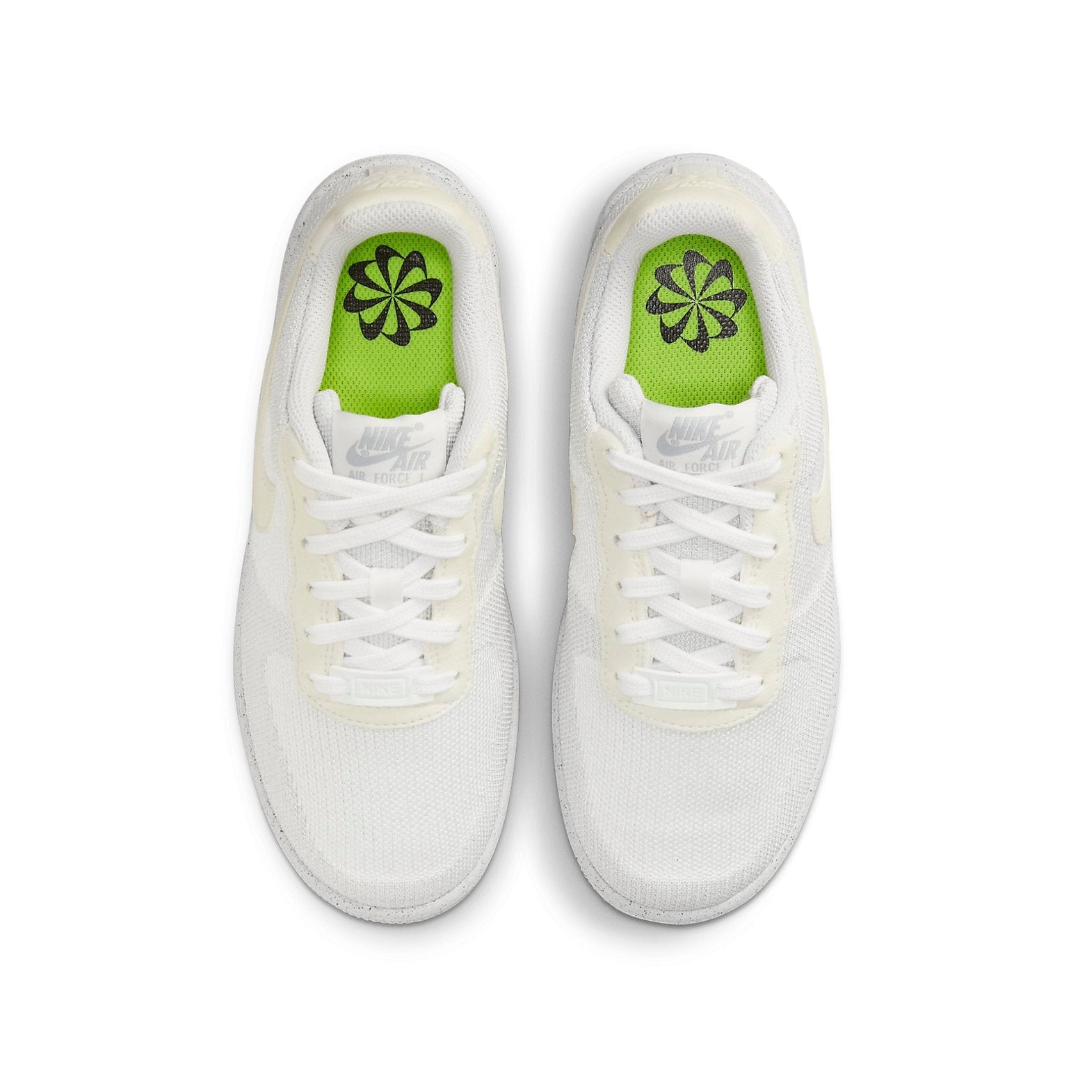 (GS) Nike Air Force 1 Crater Flyknit 'White Wolf Grey' DH3375-100
