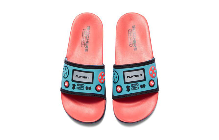 (GS) Skechers Gambix 3 'Pink Blue' 402263L-BKMT