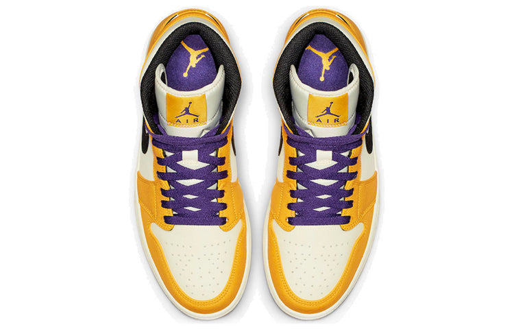 Air Jordan 1 Mid 'Lakers Gold' 852542-700
