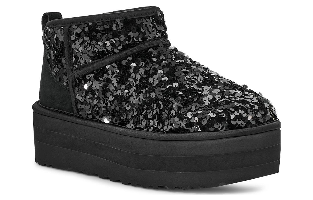 (WMNS) UGG Ultra Mini Chunky Sequin 'Black' 1135060-BLK