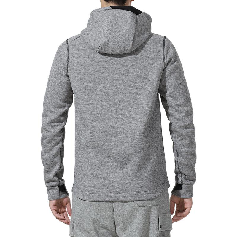 Nike Knit Sports hooded Logo Jacket Gray DD1879-010
