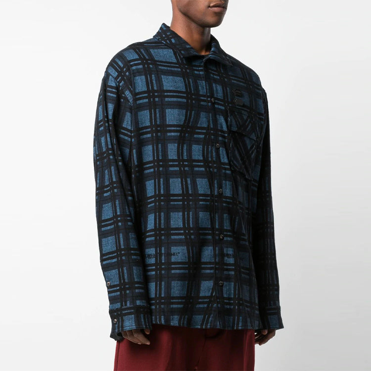 Off-White SS20 Arrows Flannel Checked Shirt OMGA098S20H480203000