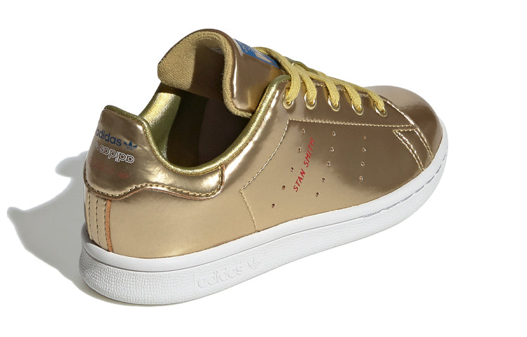 (GS) adidas originals Stan Smith 'Gold Red White' FW8080