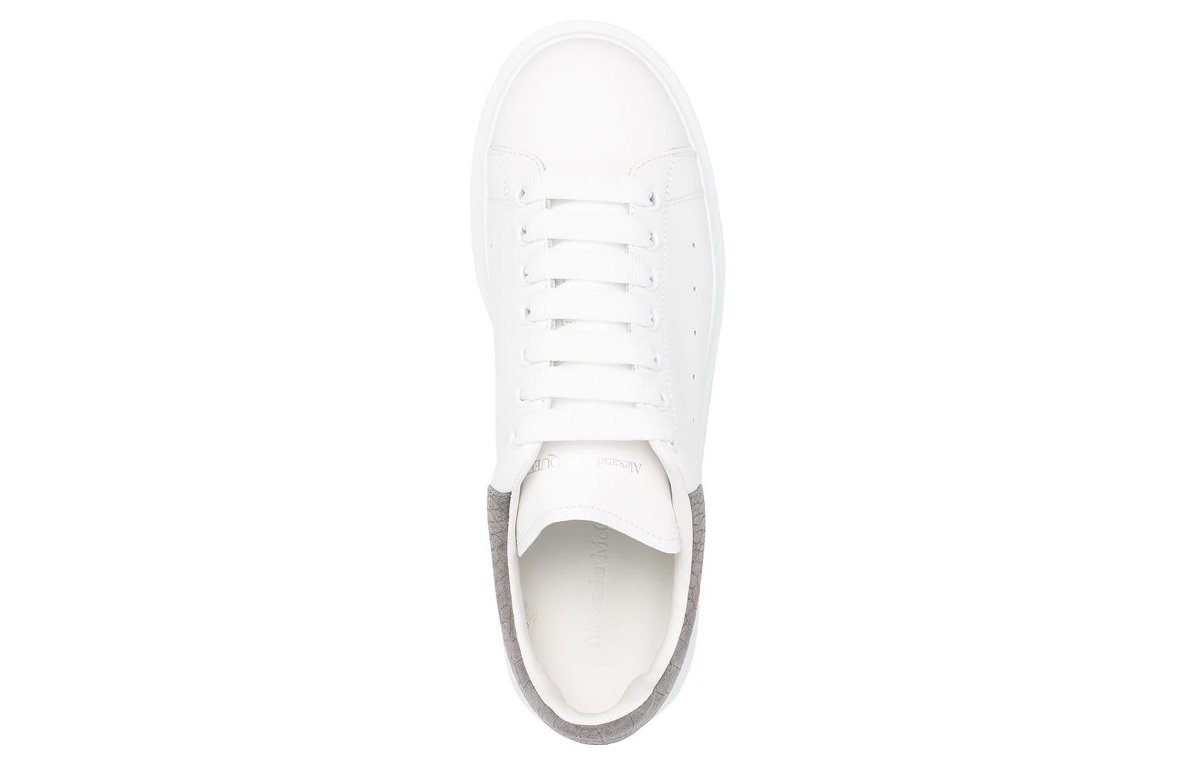 Alexander McQueen Oversized Sneaker 'Lead Crocodile Suede' 625162WHZ4K9597