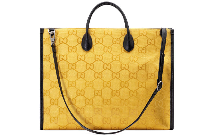Gucci Off The Grid OTG Environmental Friendly Series Logo Large Capacity Unisex / Yellow / Black 630353-H9HAN-7673