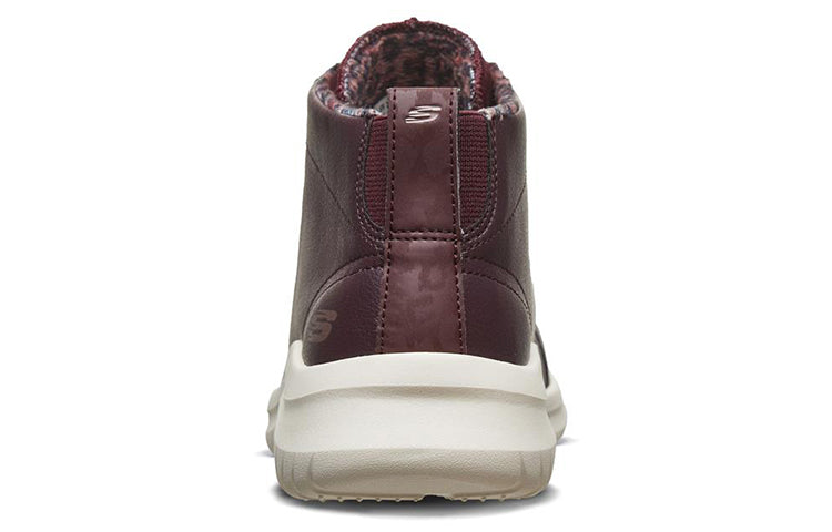 (WMNS) Skechers Ultra Flex 2.0 High-Top Running Shoes Red-Wine 13358-BURG