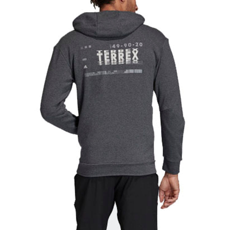 Men's adidas Terrex Logo Ho Outdoor Sports Gray FJ5039