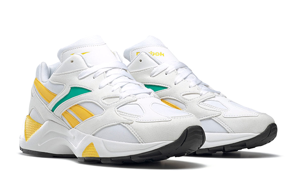 (WMNS) Reebok Aztrek 96 'White Toxic Yellow' DV8527