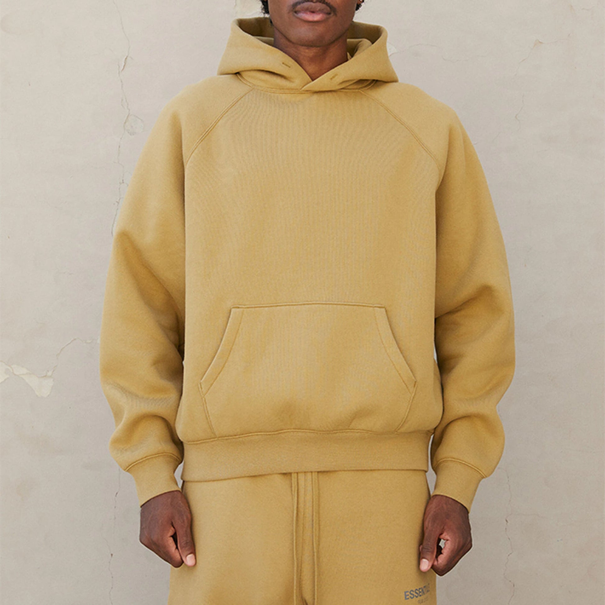 Fear of God Essentials FW21 Pullover Logo Hoodie 'Amber' FOG-FW21-003