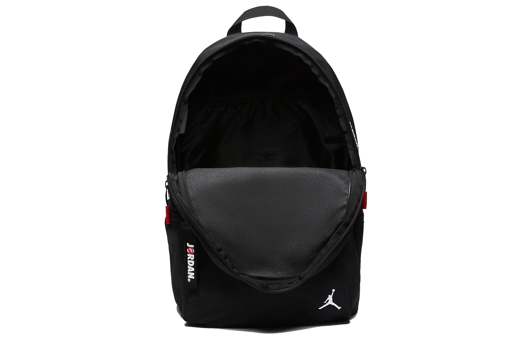 Air Jordan Decorative Zipper School Backpack Unisex Black DJ5684-010