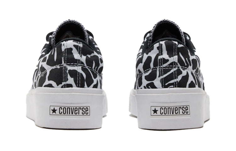 Converse Skidgrip Stylish Low Top Casual Canvas Shoes Black Gray Printing 'Black Gray' 171335C