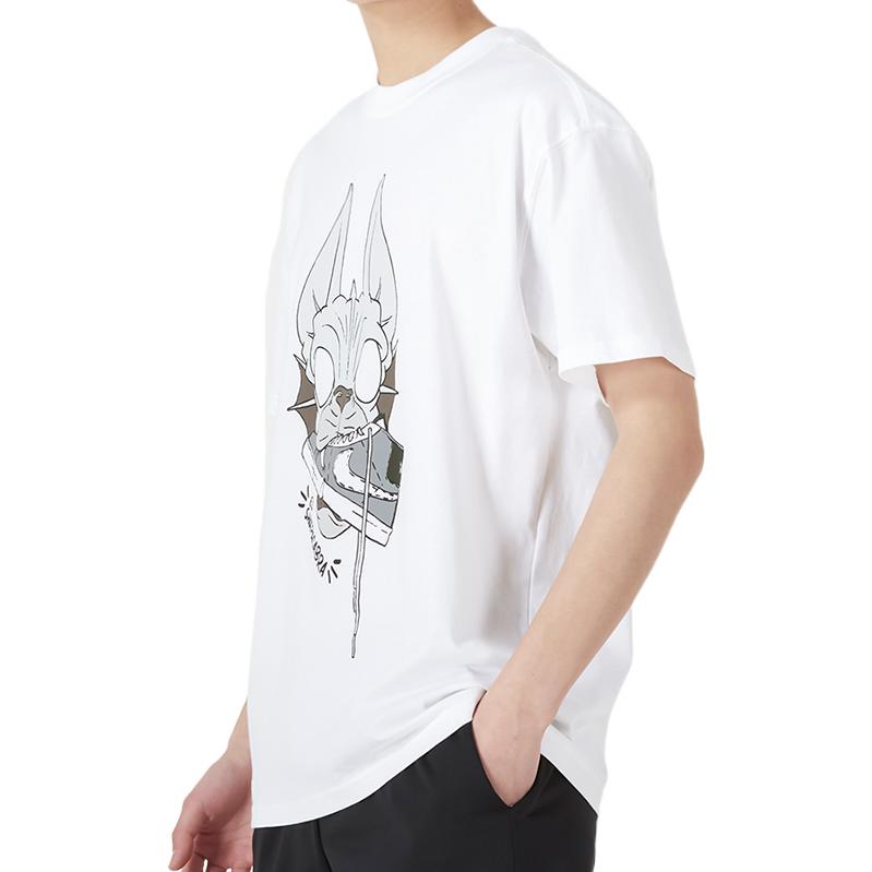 Men's Nike Pattern Printing Short Sleeve White T-Shirt DN7329-100