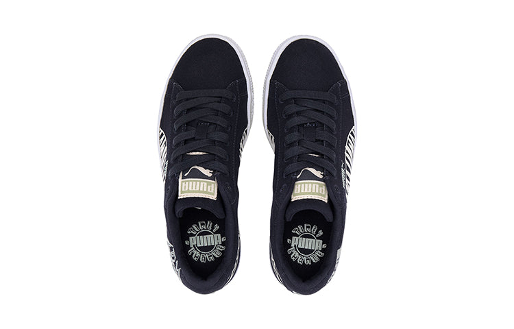 (GS) PUMA Basket Canvas Winter 'Time 4 Change - Peacoat' 374300-02