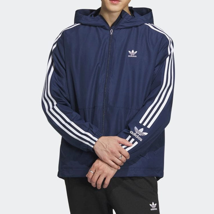 adidas Adicolor Windbreaker 'Dark Blue' IK8674