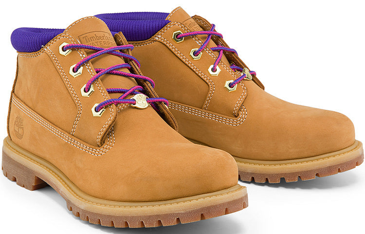 (WMNS) Timberland Nellie Waterproof Chukka Boots 'Wheat Purple' A2JSJW