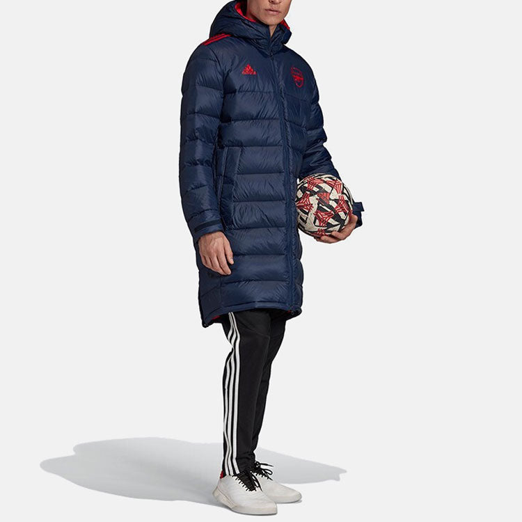 adidas Real Madrid Arsenal Soccer/Football Down Jacket Navy Blue FQ4109