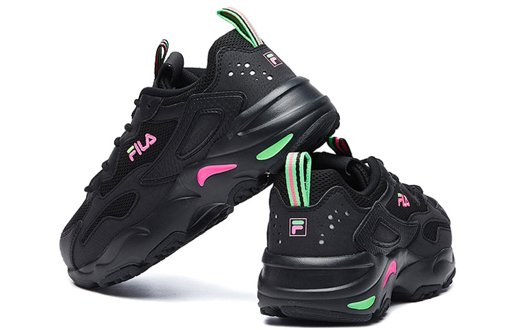 (WMNS) FILA TRACER vintage Black/pink/green F12W021116FBK