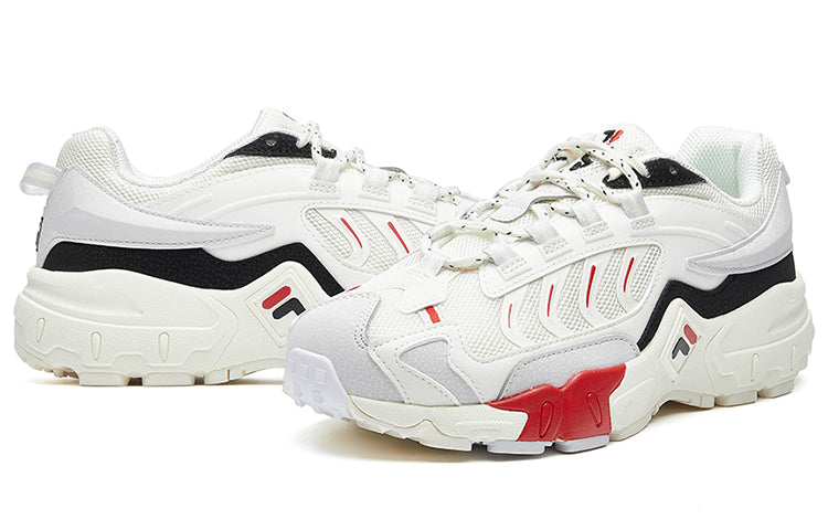 (WMNS) FILA Retro Running Shoes White/Red/Black F12W041115FNF