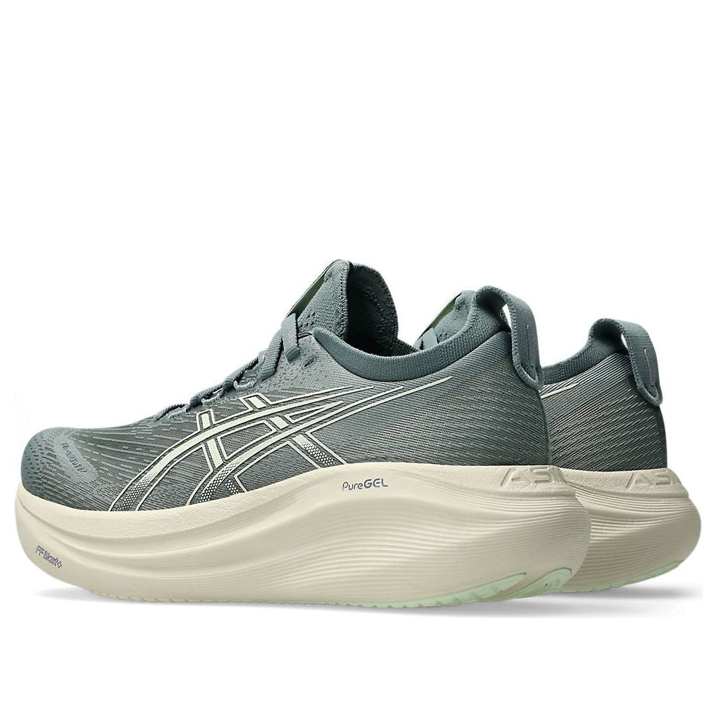 (WMNS) Asics Gel-Nimbus 27 Wide 'Monument Blue Whisper Green' 1012B752-402