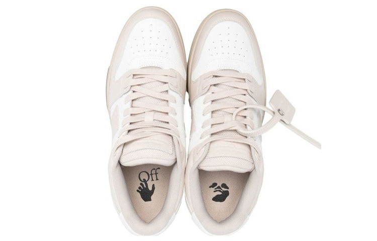 Off-White Out Of Office Low-Top Sneakers 'Beige White' OMIA189C99LEA0016101