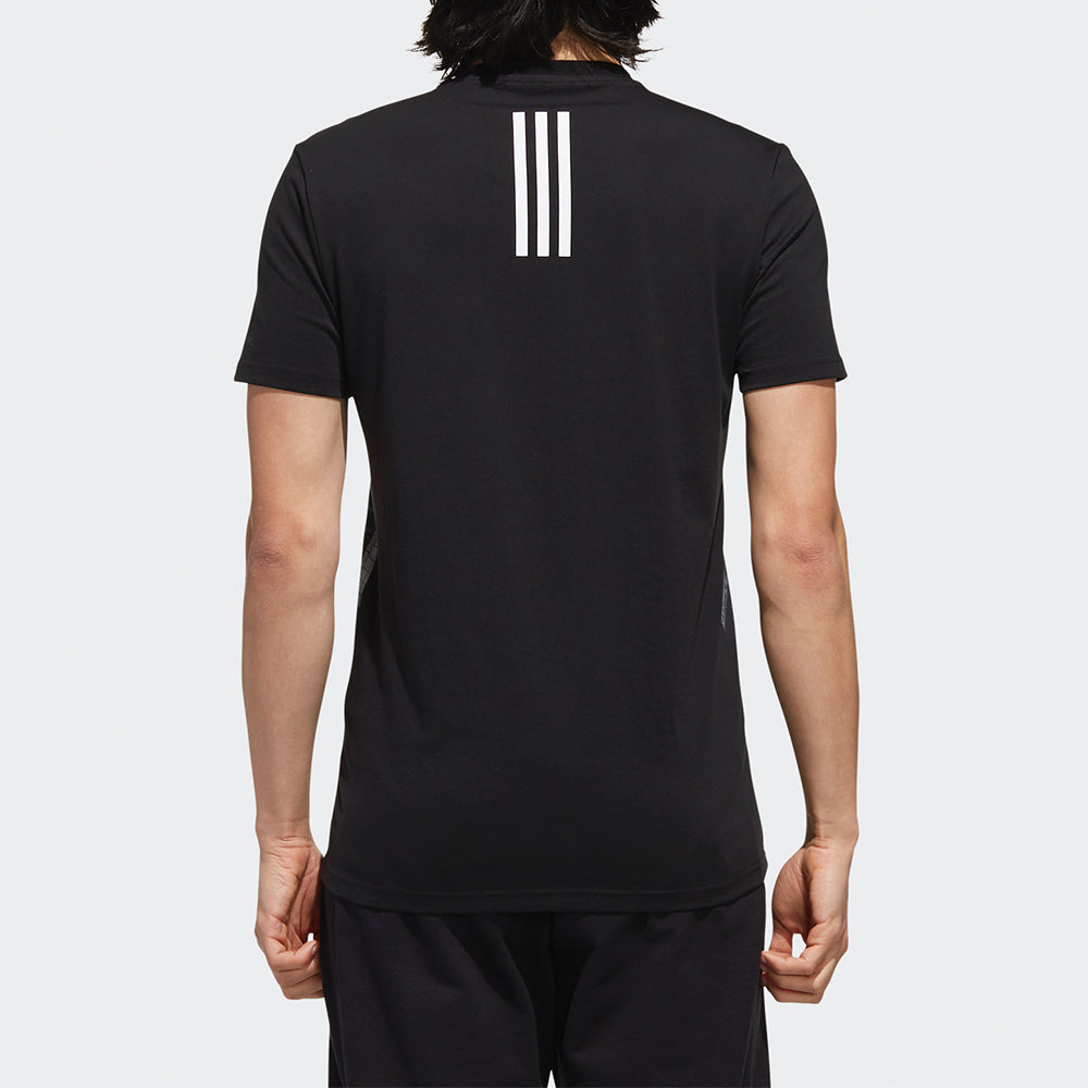 adidas neo M Fav Art Grf T Casual Sports Breathable Short Sleeve Black EI4517