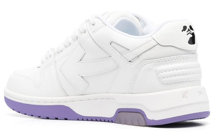 (WMNS) Off-White Out Of Office For Walking Low-Tops 'White Purple' OWIA259S23LEA0030136