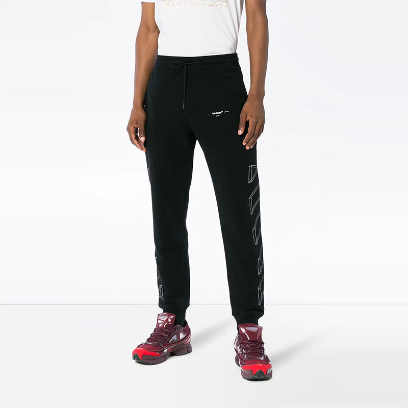 Off-White 3D Diagonals Classic Simply Casual Sweatpants OMCH008E181920121001