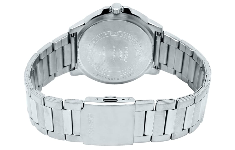 CASIO Analog 'Silver Blue' MTD-125D-1A2VDF