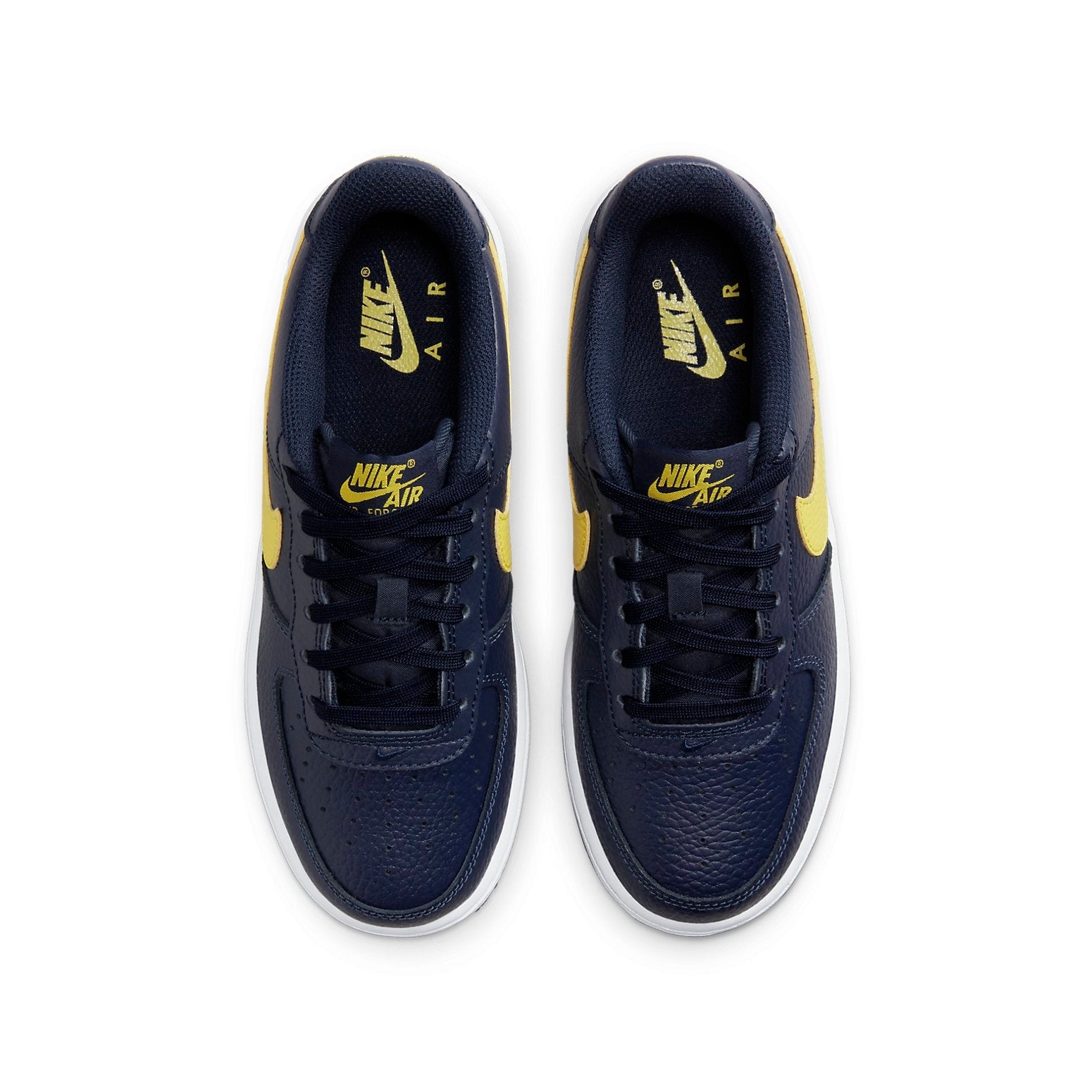 (GS) Nike Air Force 1 Low 'Black Yellow' DV7762-400