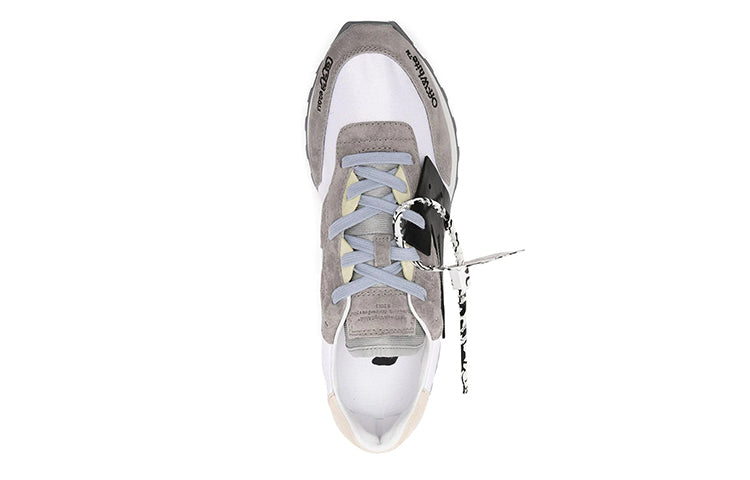 Off-White Logo Running Shoes Gray OMIA140F21LEA0010910