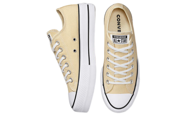 (WMNS) Converse Chuck Taylor All Star Lift Platform Canvas Low 'Oat Milk' A03542C
