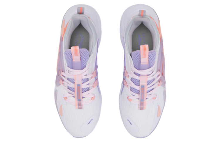 (WMNS) Li-Ning XingHuo Sport Leisure 'White Orange' AGLQ066-4