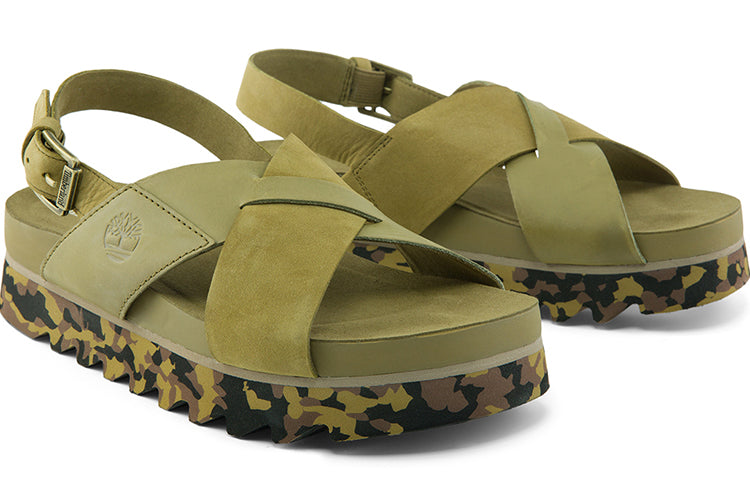 (WMNS) Timberland Santa Monica Sunrise X-Band Sandal 'Green' A23FCW