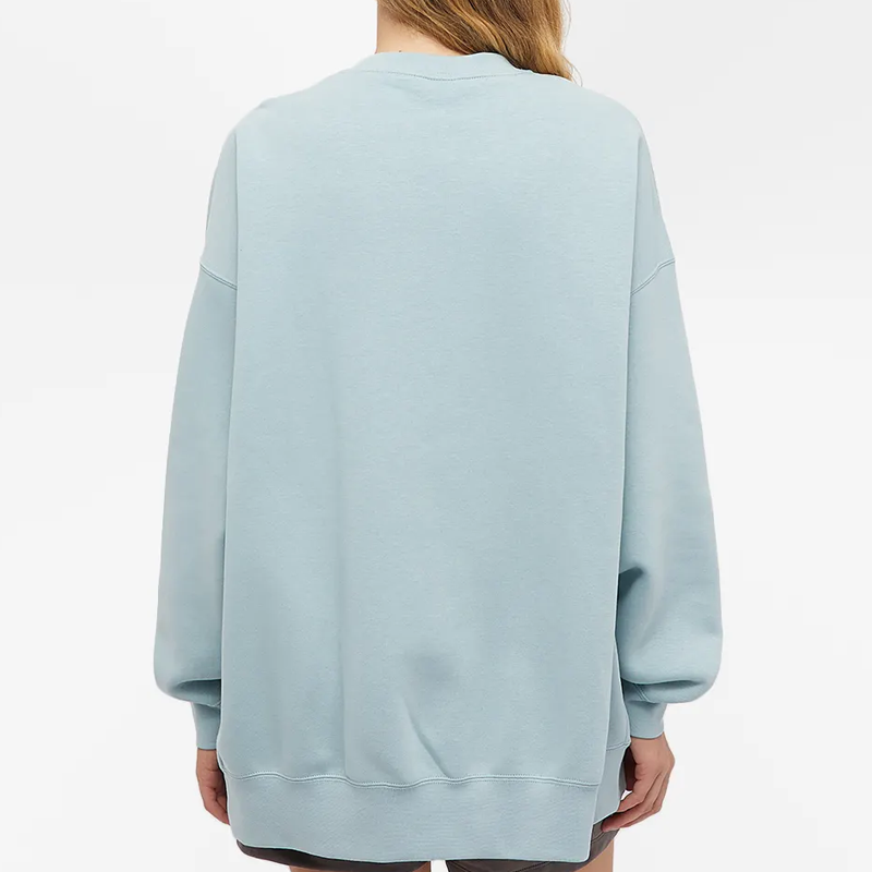 (WMNS) Nike Sportswear Essential Oversized Fleece Sweatshirt 'Sky Blue' DQ5106-366