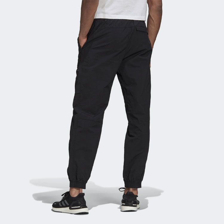 adidas logo Casual Bundle Feet Sports Long Pants Black FU0051