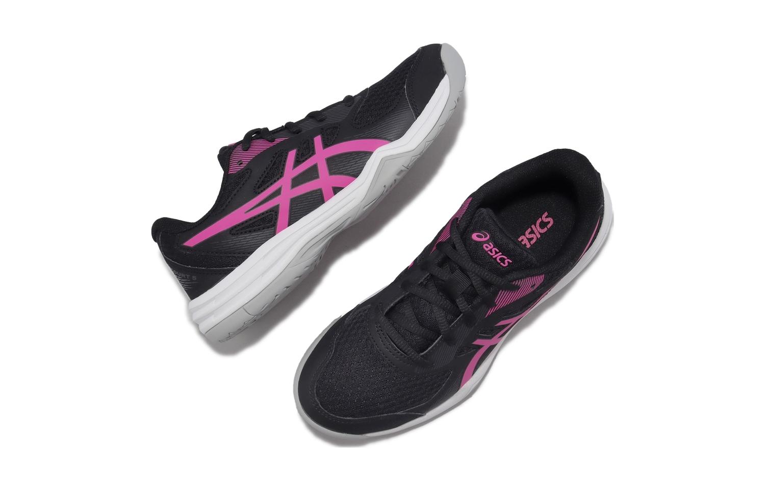 (GS) ASICS Upcourt 5 'Black Hot Pink' 1074A039002