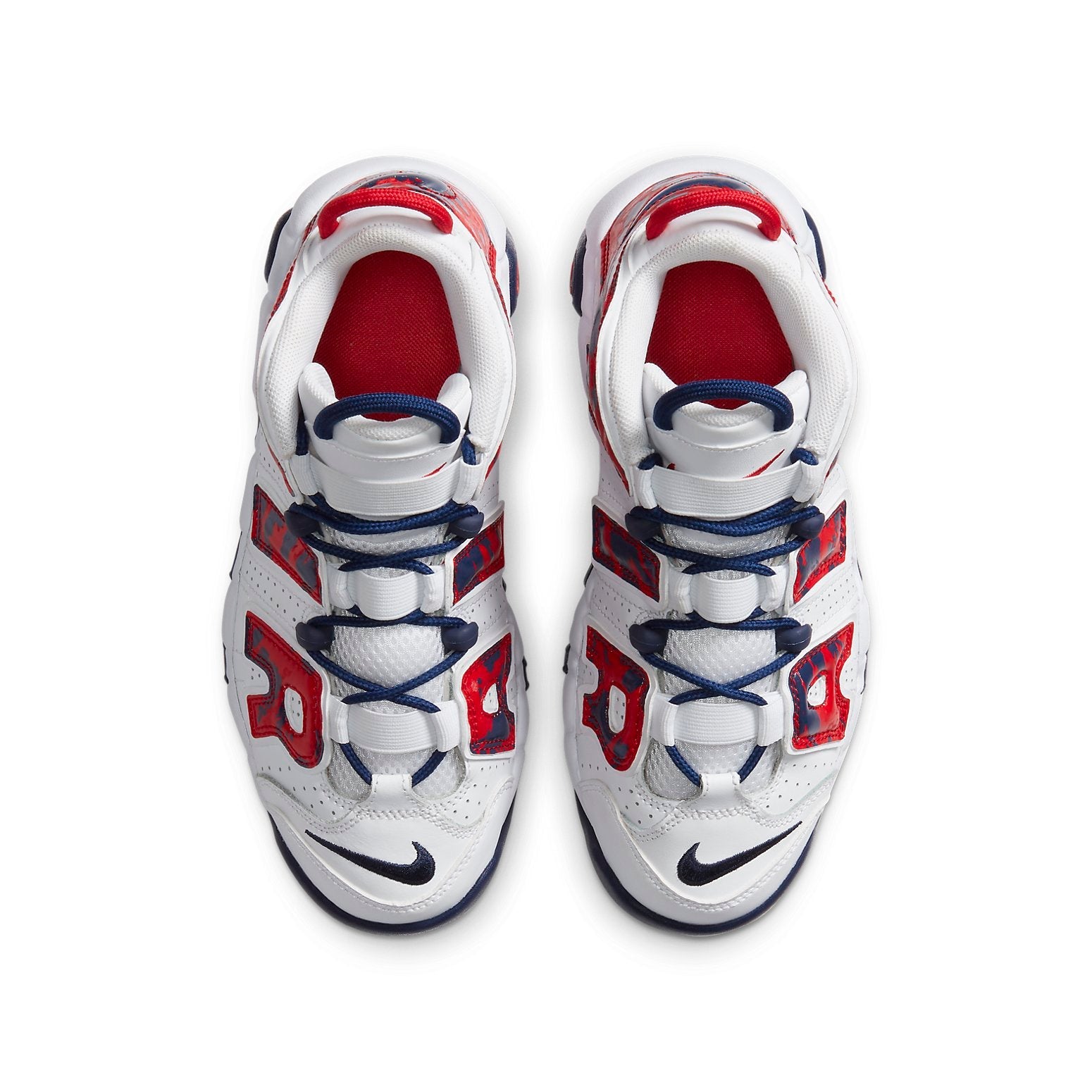(GS) Nike Air More Uptempo 'Red Navy Camo' CZ7885-100