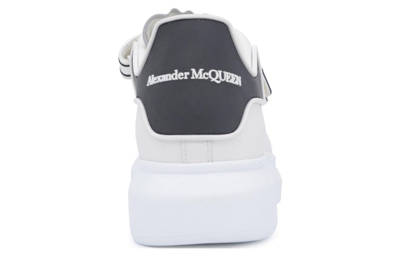 Alexander McQueen Thick-Soled Leather Sneakers 'Beige Black' 750337WIDJK9360