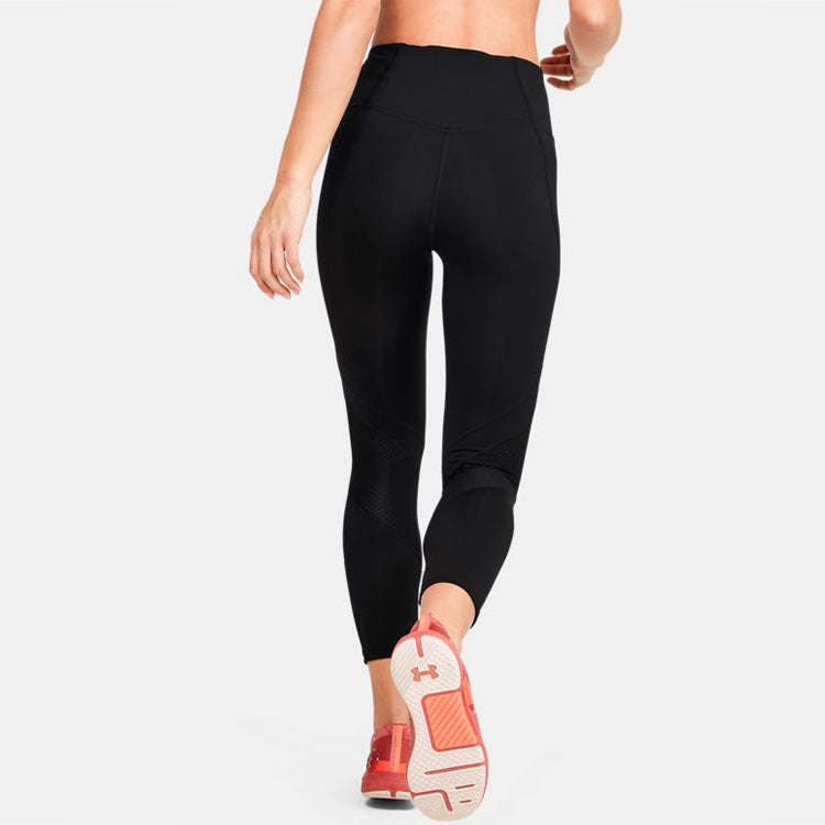 (WMNS) Under Armour UA Rush Crop Pants 'Black' 1357266-001
