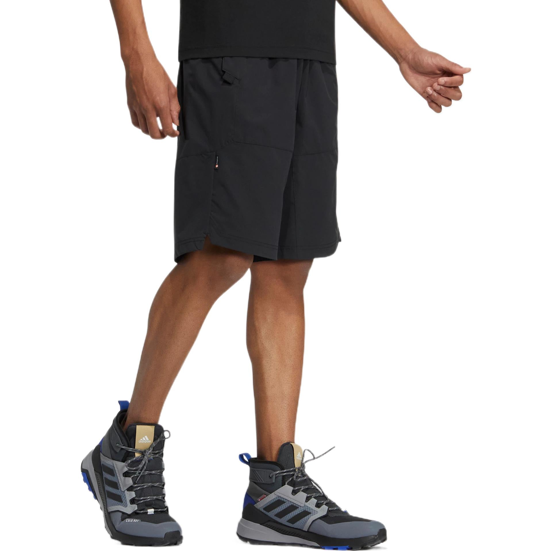 Men's adidas Solid Color Loose Sports Shorts Black HI3034
