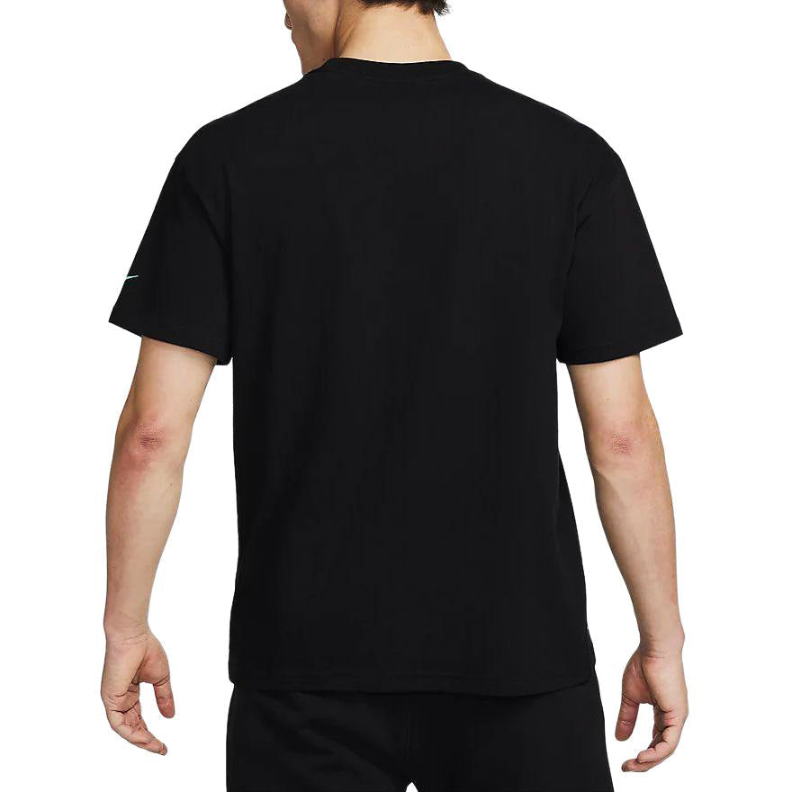 Nike LeBron x Liverpool FC Max90 Soccer T-Shirt Asia Sizing 'Black Teal' FZ8908-010