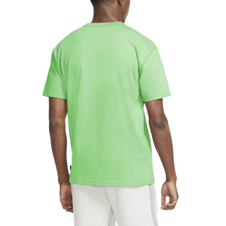Nike Minimalistic Embroidered Logo Short Sleeve Green DB3194-390