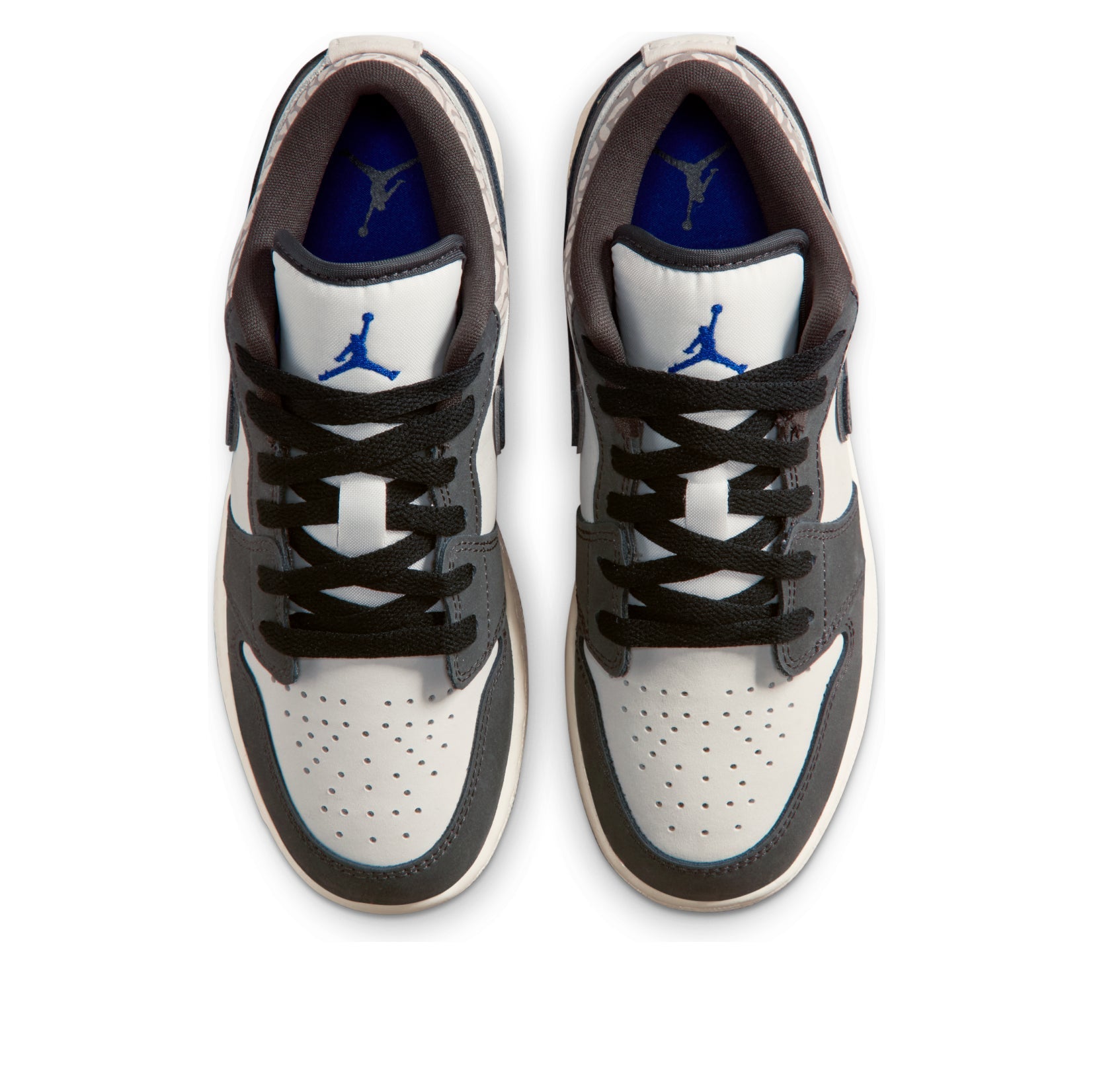 (GS) Air Jordan 1 Low SE 'Sail Deep Pewter Elephant Print' IU2269-100