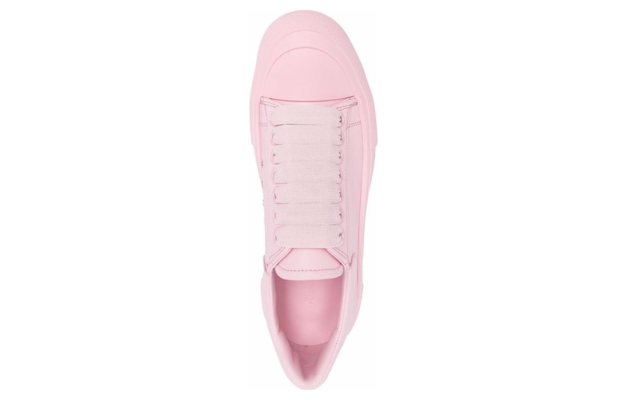 (WMNS) Alexander McQueen Deck Skate Plimsoll Shoes 'Pink' 697121WHVJT5816