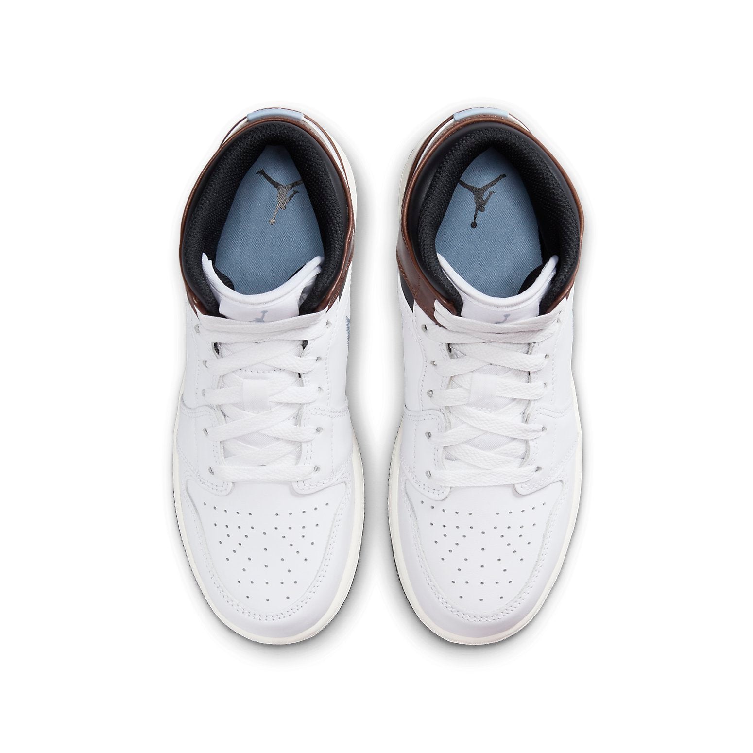 (GS) Air Jordan 1 Mid SE 'White Blue Grey' FQ8162-142