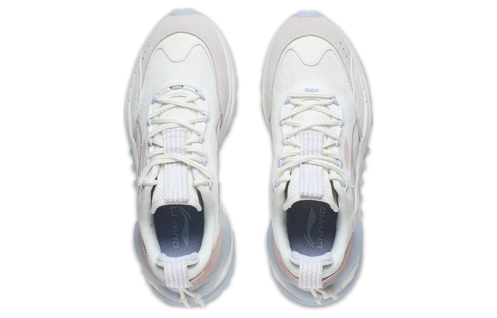 (WMNS) Li-Ning Counterflow Startrails 'White Light Blue' AGLT074-1