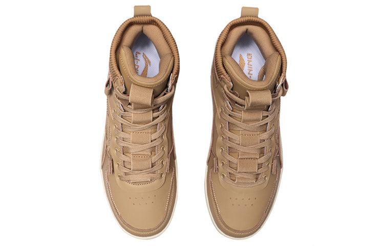 Li-Ning Classic Leisure Hi 'Brown White' AGCP215-3