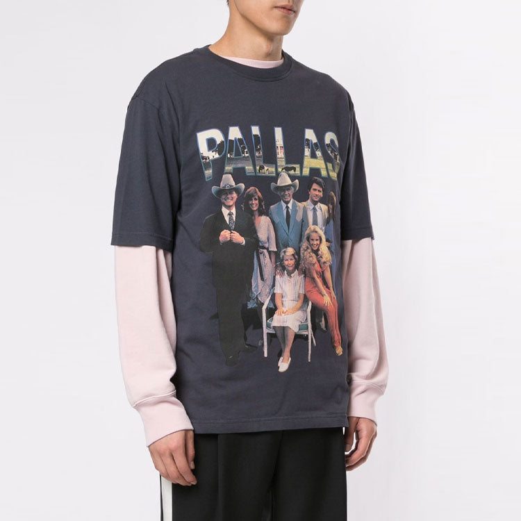 PALACE Pallas T-Shirt Character Short Sleeve Unisex Dark Blue P16TS070
